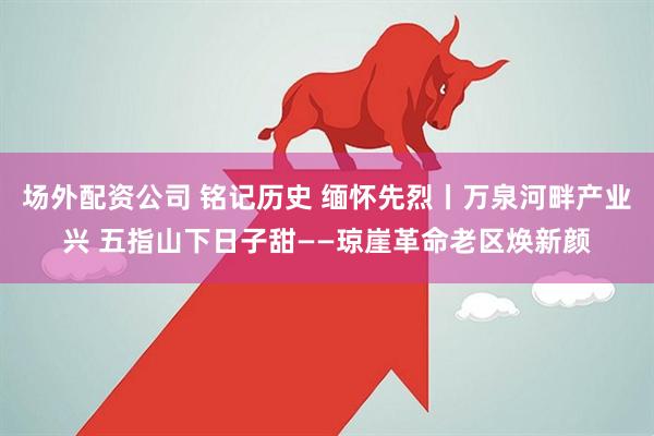 场外配资公司 铭记历史 缅怀先烈丨万泉河畔产业兴 五指山下日子甜——琼崖革命老区焕新颜